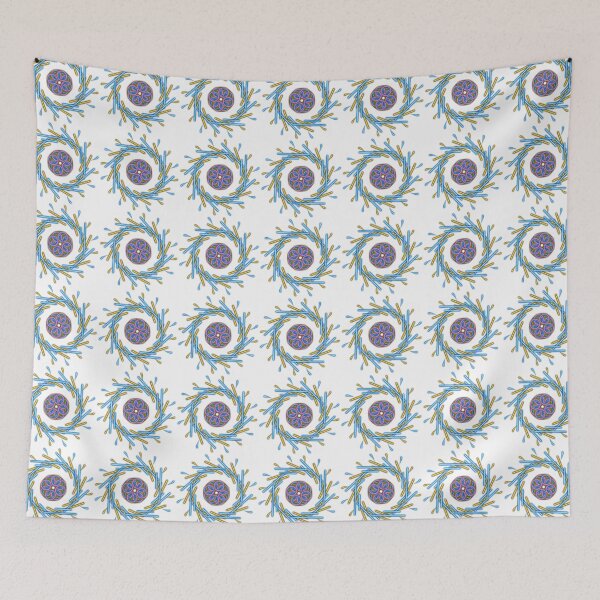 Item preview, Copy of Yellow and Blue Mandala, Abstract Art designed and sold by Meo Design.