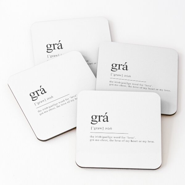 Item preview, Grá Definition, Grá Mo Chroí Irish Gift | Gaeilge designed and sold by grandlovely.