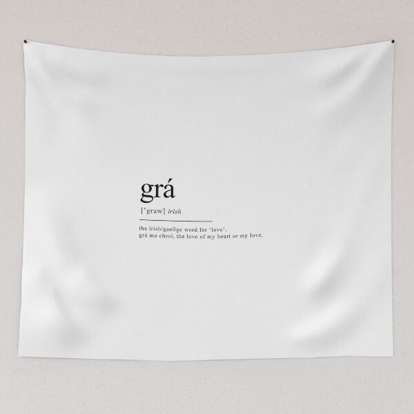 Item preview, Grá Definition, Grá Mo Chroí Irish Gift | Gaeilge designed and sold by grandlovely.