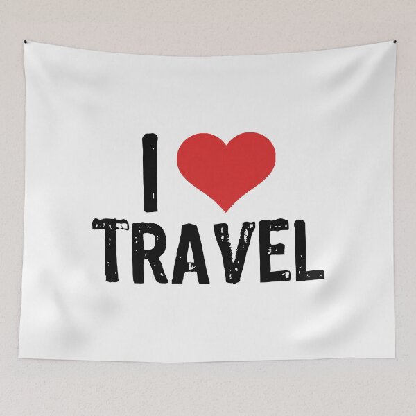 Item preview, I Love Travel designed and sold by The "I Love Everything" Shop.