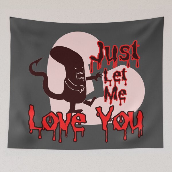 Item preview, Just Let Me Love You Alien Pink designed and sold by ChiweenieHobbit.
