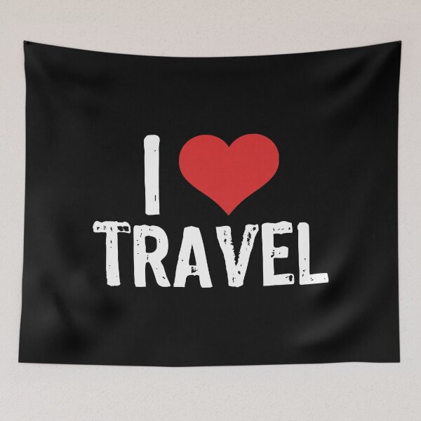 Item preview, I Love Travel designed and sold by The "I Love Everything" Shop.
