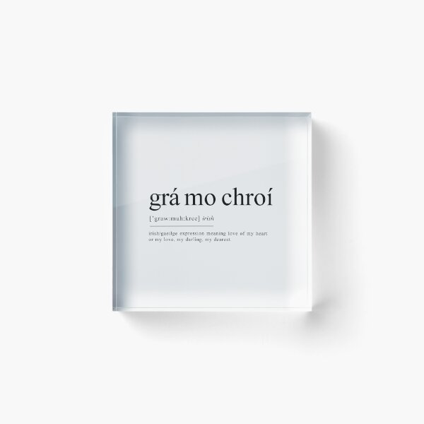 Item preview, Grá Mo Chroí Irish Gift | Gaeilge designed and sold by grandlovely.
