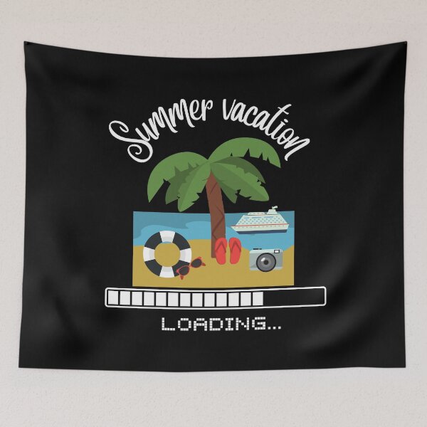 Item preview, Summer vacation loading designed and sold by SAJAMANIA.