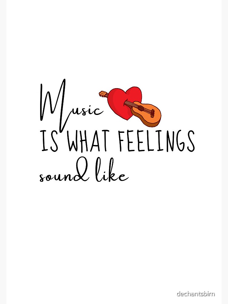 Thumbnail 3 of 3, Journal, Music is what feelings sound like designed and sold by dechantsbirn.