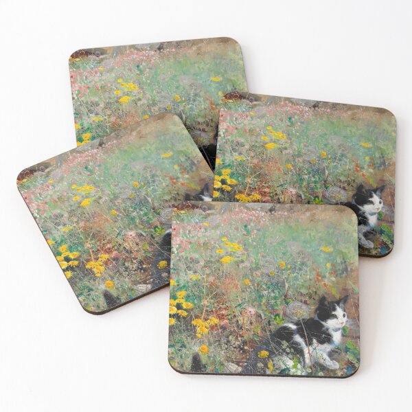 Item preview, Classic Painting of Cat in Field designed and sold by IliaLobell.