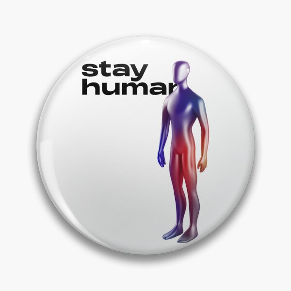 Item preview, STAY HUMAN. Omnis Abstract Collection. designed and sold by mjtcrp.