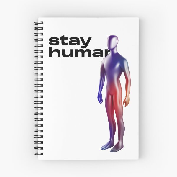 Item preview, STAY HUMAN. Omnis Abstract Collection. designed and sold by mjtcrp.