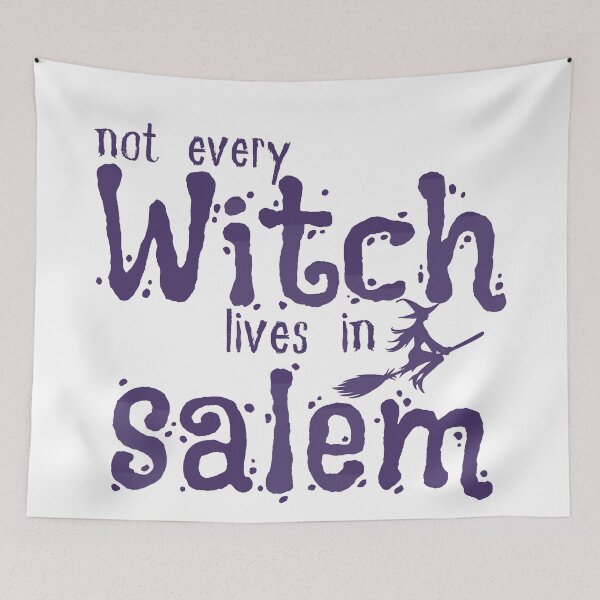 Item preview,  Not Every Witch Lives In Salem , Funny Halloween, Women Halloween, Witch , Halloween Witches , Pocus  designed and sold by Alexa5454.