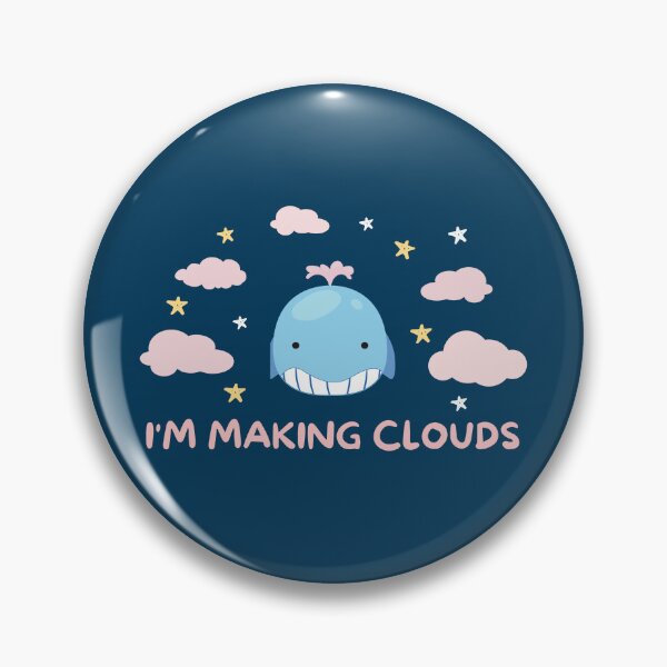 Item preview, I Am Making Clouds - If You Have Ever Wondered How Clouds Are Formed - Cute Whale - Whale Splashing Water designed and sold by Sunrise-X-Wind.