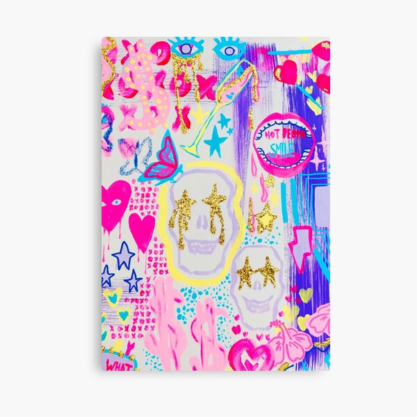 Canvas Print, Pink Dollar Sign Symbol - Preppy Aesthetic Decor by  Aesthetics By Shan Boujee - Medium - Soci…