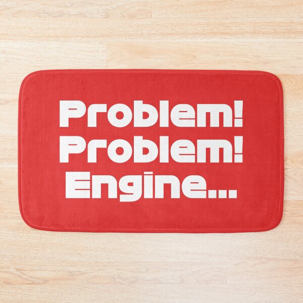 Item preview, LEC. Problem! Problem! Engine... - Best Team Radio Baku 2022 GP (Red) designed and sold by FilipeFerreira.