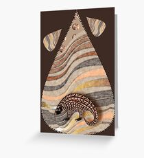 PANGOLIN 133 IN EINEM PATCH Grußkarte