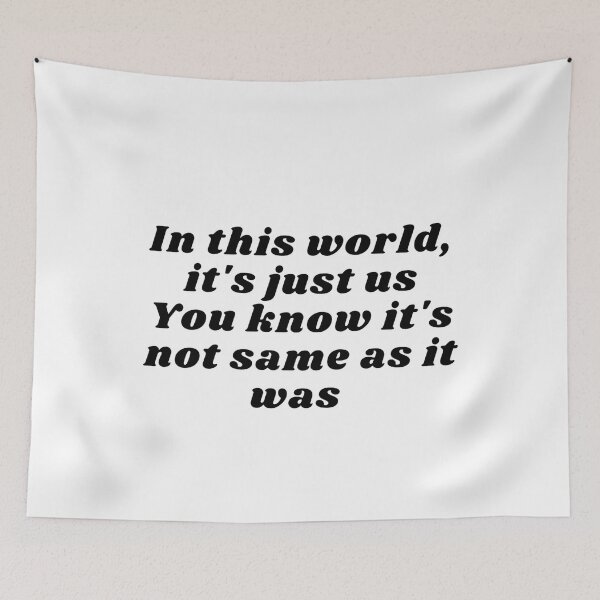Item preview, As It Was Harry Styles Lyrics designed and sold by CandorWanted.