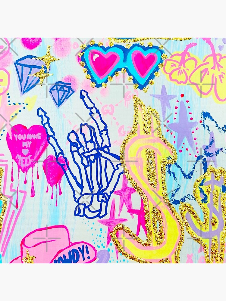 Drippy Louis Vuitton. wall collage, collage wall, Cute background