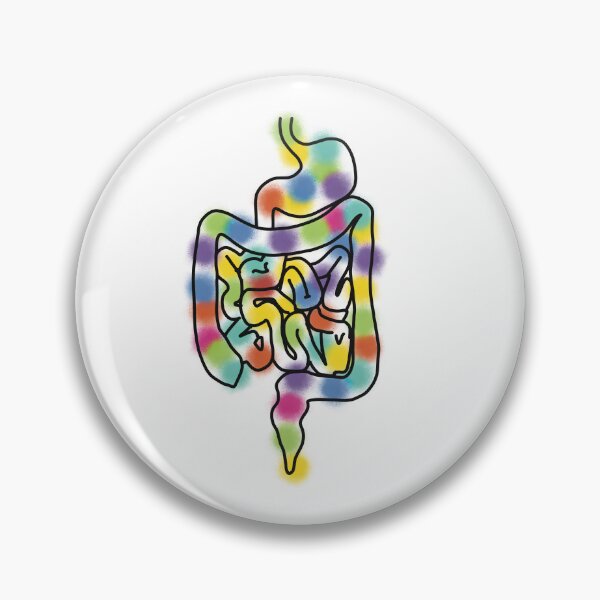 Item preview, Rainbow Digestive system medical lineart designed and sold by Drevych-shop.