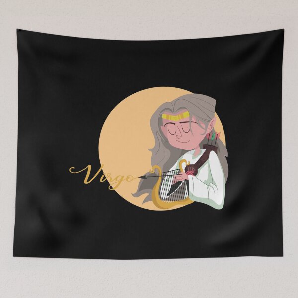 Item preview, Zodiac Virgo astrological sign character graphic  Classic  designed and sold by daddseveryl.