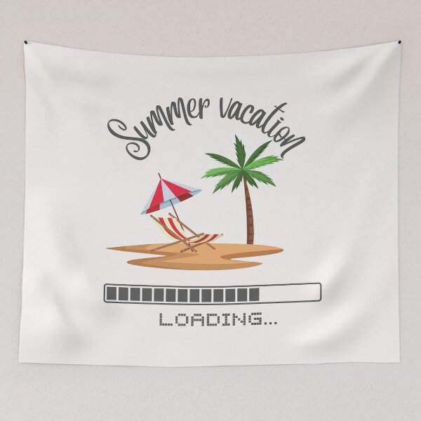 Item preview, Summer vacation loading designed and sold by SAJAMANIA.