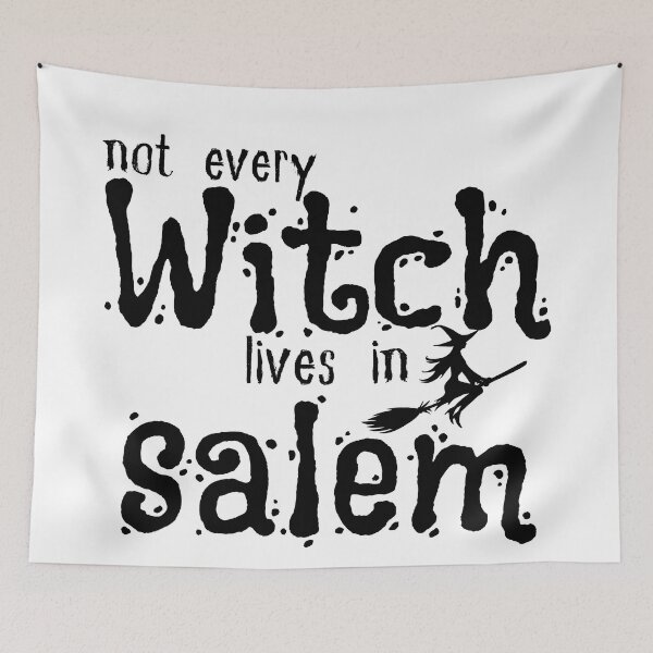 Item preview,  Not Every Witch Lives In Salem , Funny Halloween, Women Halloween, Witch , Halloween Witches , Pocus  designed and sold by Alexa5454.