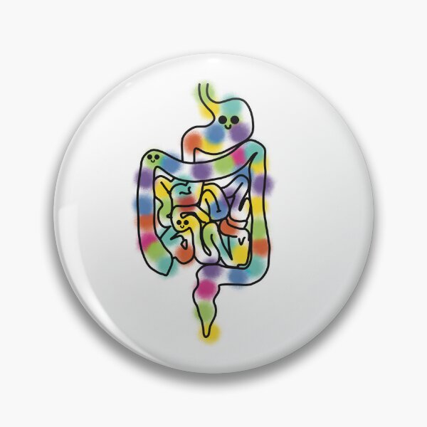Item preview, Rainbow Cute kawaii Digestive system medical lineart designed and sold by Drevych-shop.