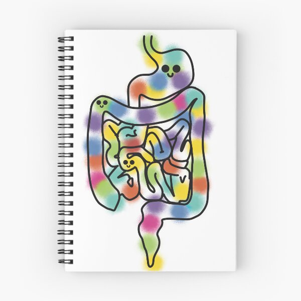 Item preview, Rainbow Cute kawaii Digestive system medical lineart designed and sold by Drevych-shop.