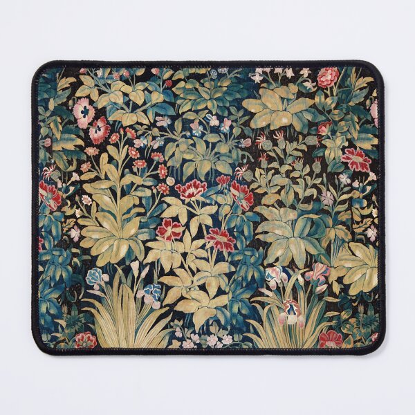 Item preview, COLORFUL FLOWERS;LEAVES,GREEN FOLIAGE Antique Floral Tapestry designed and sold by BulganLumini.