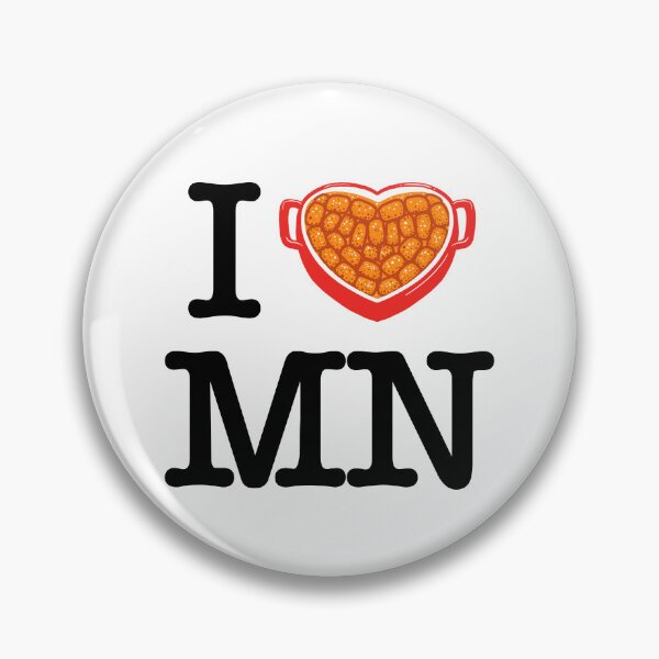 Item preview, I Love Minnesota - I heart MN with HotDish designed and sold by abowersock.