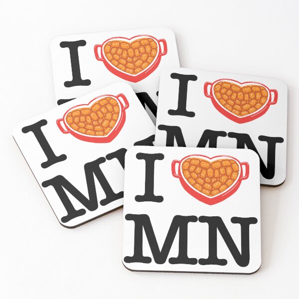 Item preview, I Love Minnesota - I heart MN with HotDish designed and sold by abowersock.