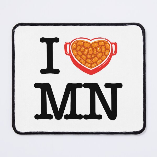 Item preview, I Love Minnesota - I heart MN with HotDish designed and sold by abowersock.