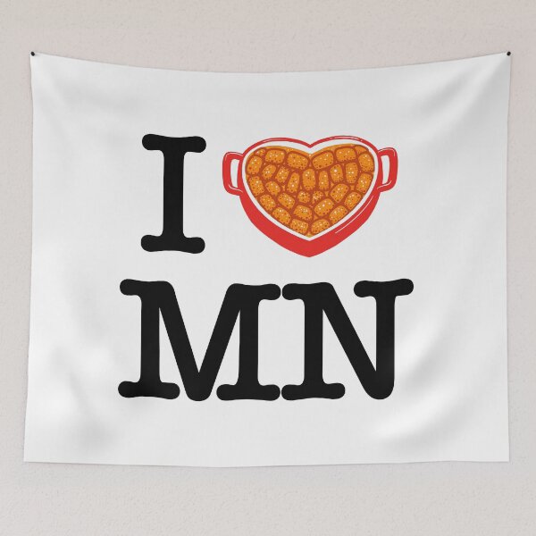 Item preview, I Love Minnesota - I heart MN with HotDish designed and sold by abowersock.