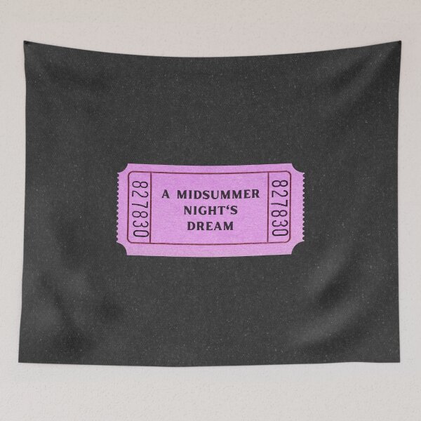 Item preview, A Midsummer Night's Dream William Shakespeare Theatre Ticket designed and sold by violet-hope.