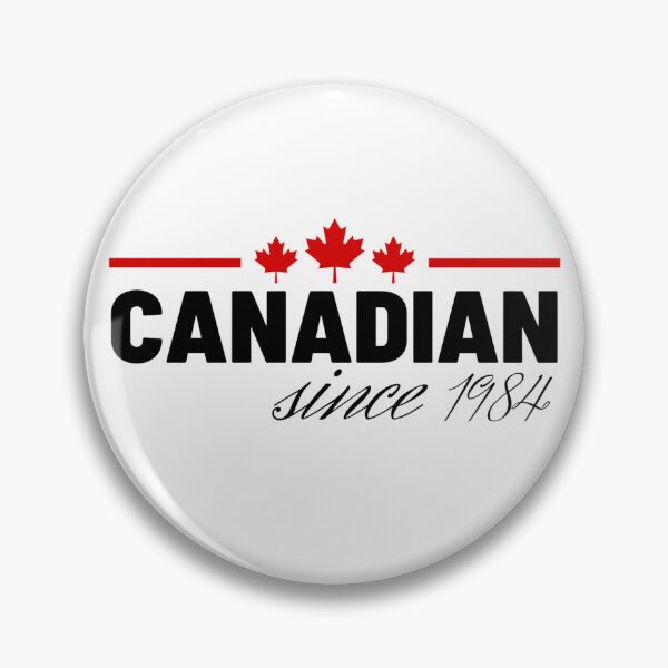 Item preview, Canada Day Celebrating That I'm A Canadian Since 1984 With Red Maple Leaf  designed and sold by Sonatablue.