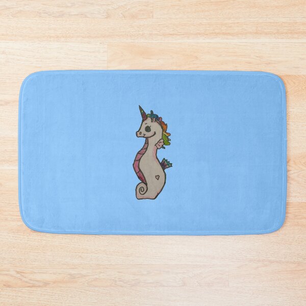Item preview, Unicorn Seahorse - Cute Cartoon Kid Drawing designed and sold by LexiesDoodle.