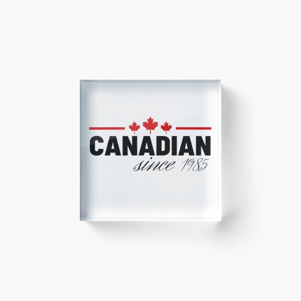 Item preview, Canada Day Celebrating That I'm A Canadian Since 1985 With Red Maple Leaf  designed and sold by Sonatablue.