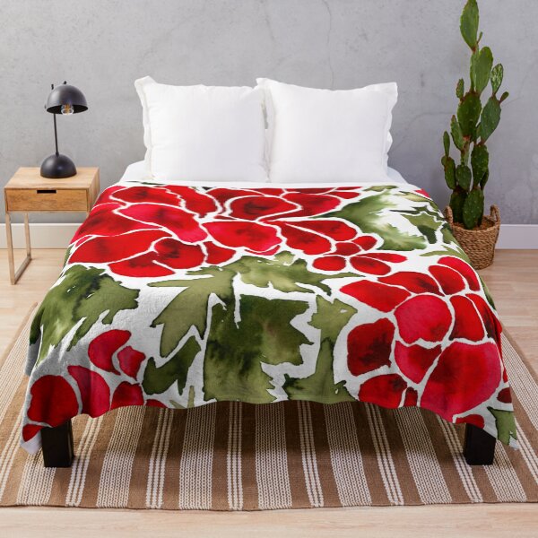 Item preview, Red Flowers (Large Version) designed and sold by artbyswingard.