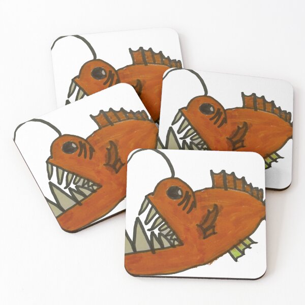 Item preview, Angler Fish - Cute Cartoon Kid Drawing designed and sold by LexiesDoodle.
