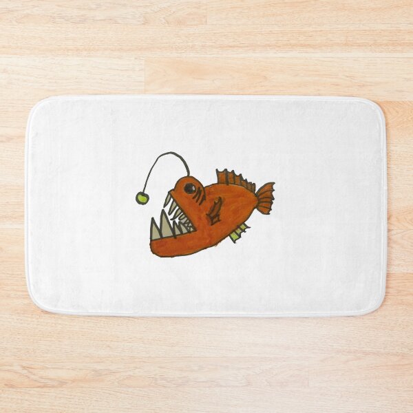 Item preview, Angler Fish - Cute Cartoon Kid Drawing designed and sold by LexiesDoodle.