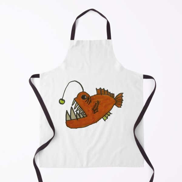Item preview, Angler Fish - Cute Cartoon Kid Drawing designed and sold by LexiesDoodle.