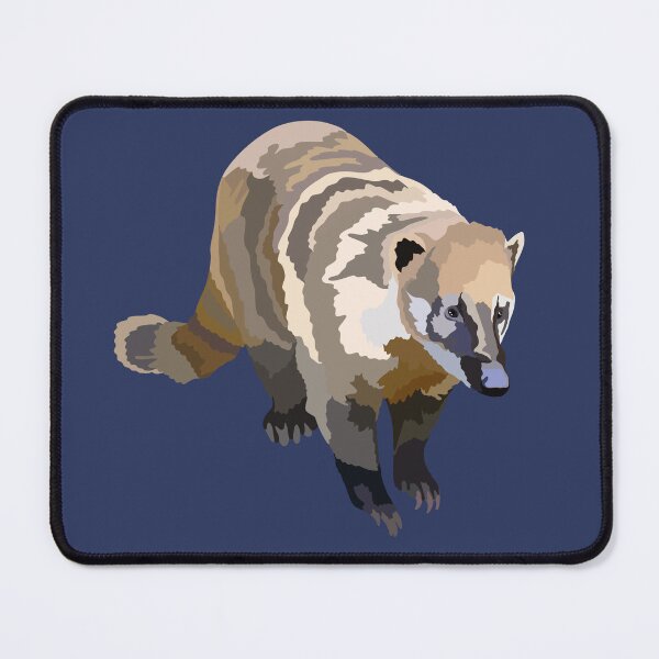Item preview, C is for Coati, Coati Illustration – Playful South American Mammal Wildlife Art designed and sold by PrettylittlepastelUk.