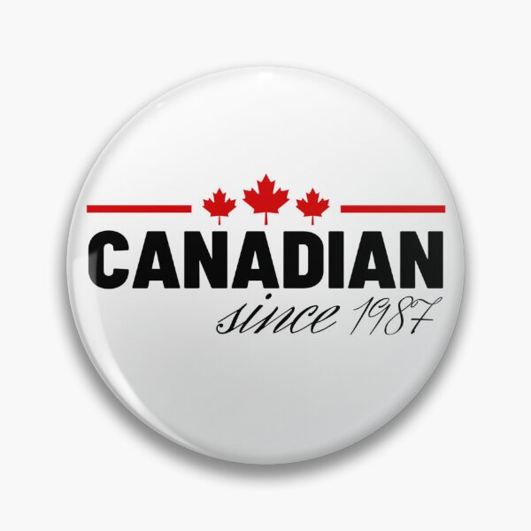 Item preview, Canada Day Celebrating That I'm A Canadian Since 1987 With Red Maple Leaf  designed and sold by Sonatablue.