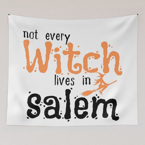 Item preview,  Not Every Witch Lives In Salem , Funny Halloween, Women Halloween, Witch , Halloween Witches , Pocus  designed and sold by Alexa5454.