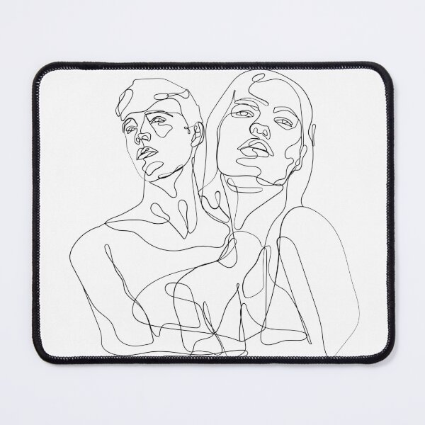 Item preview, Abstract Man And Woman Drawing designed and sold by victoriousthing.