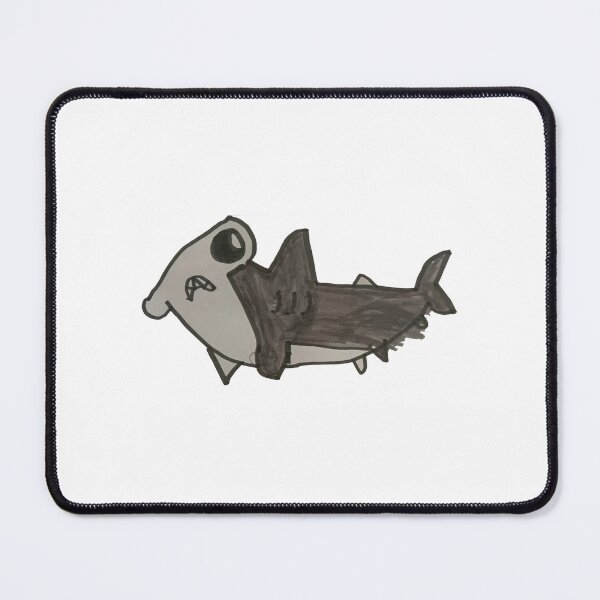 Item preview, Hammerhead Shark - Cute Cartoon Kid Drawing designed and sold by LexiesDoodle.