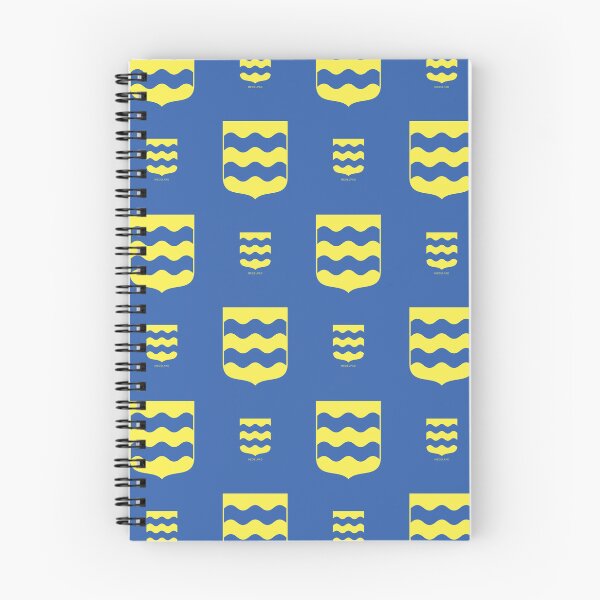 Item preview, Medelpad Land Between Rivers, Blue and Yellow Pattern (Sweden/ Svenska landskap) designed and sold by Landskapsbutiken .com.