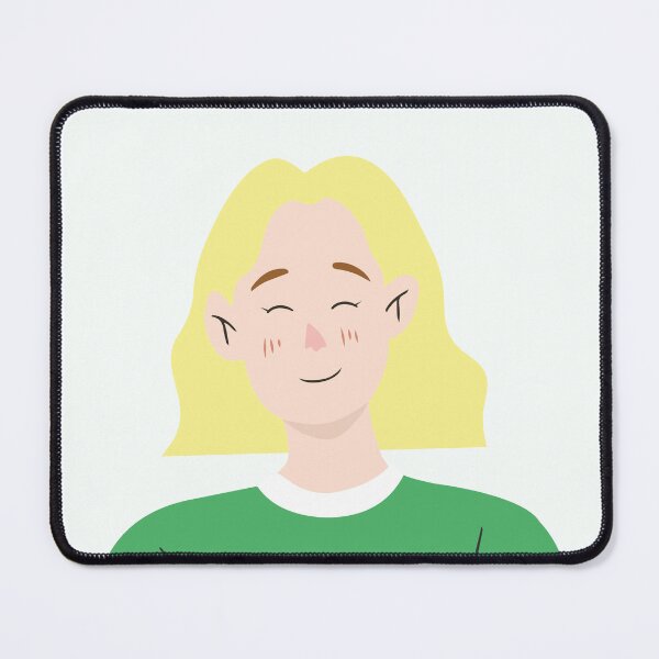 Aperçu de l'œuvre "Leslie" - Illustration fille cheveux blonds créée et vendue par Aïsha Keijman.