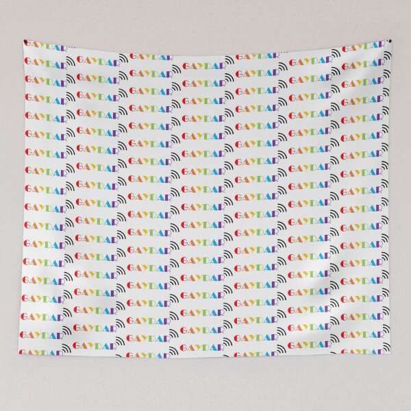 Item preview, GAYDAR rainbow letters wifi designed and sold by The Mor Sisters    Tzurit & Carmel.