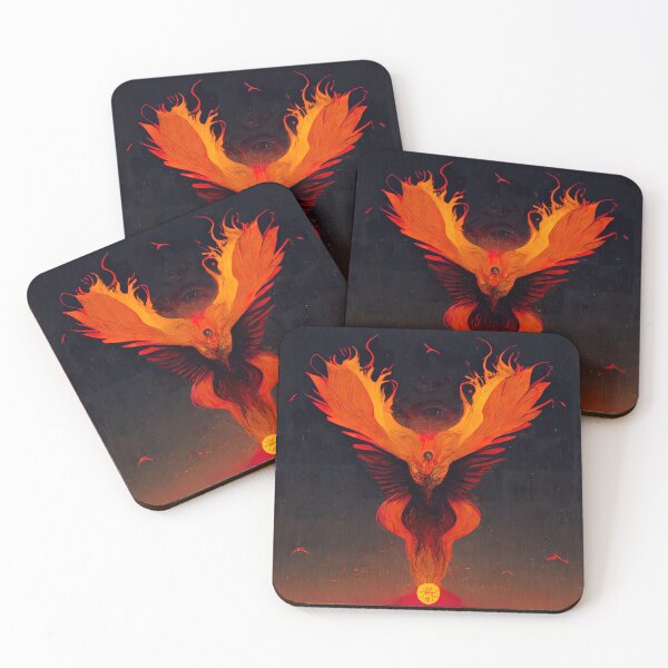 Item preview, Fiery Phoenix designed and sold by JΞRΛD BITNΞR ⌬.