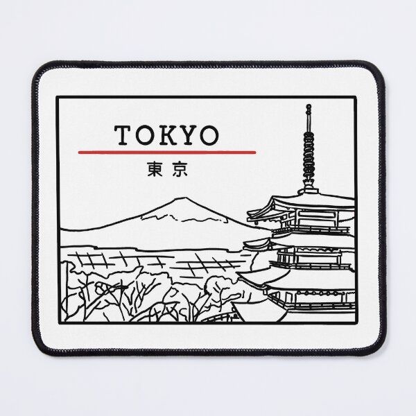 Item preview, Tokyo Japan Linework Minimalist designed and sold by LyfOfNiall.
