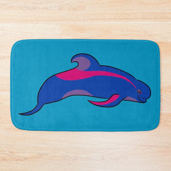 Item preview, bi pride pilot whale designed and sold by PigeonGryphon.