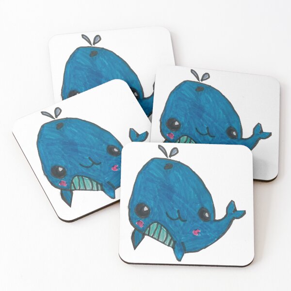 Item preview, Whale - Cute Cartoon Kid Drawing designed and sold by LexiesDoodle.